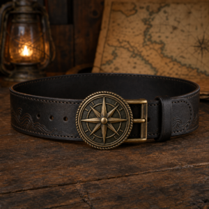 Ceinture corsaire en cuir — La Ceinture du Quart