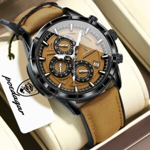 Montre pirate chronographe noire — Quartier du Temps