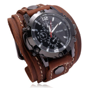 Montre pirate à bracelet cuir — Le Temps du Gabier