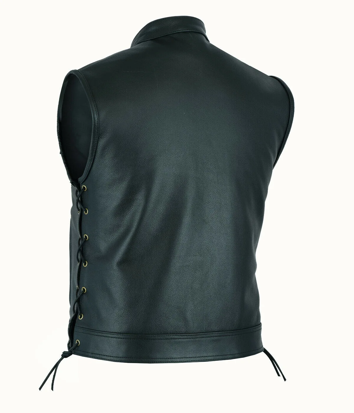 Gilet pirate noir à col montant et poches — Le Quartier des Cartes – Image 2