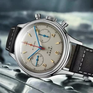 Montre pirate chronographe à cadran ivoire