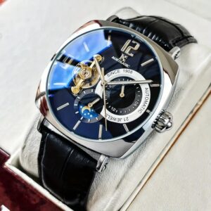 Montre pirate automatique à cadran noir