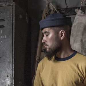 Casquette pirate de marin bleu nuit