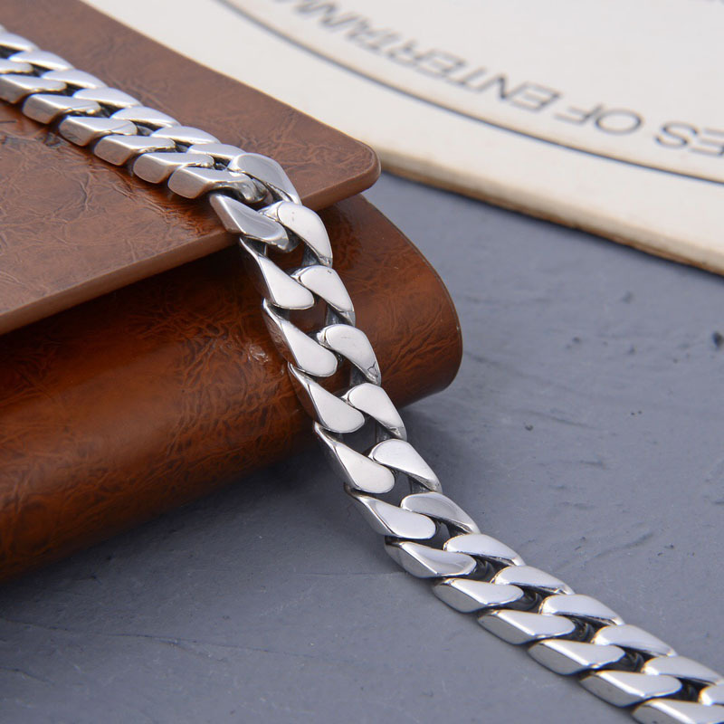 Parure pirate argentée collier et bracelet — Le Duo du Grand Large – Image 4
