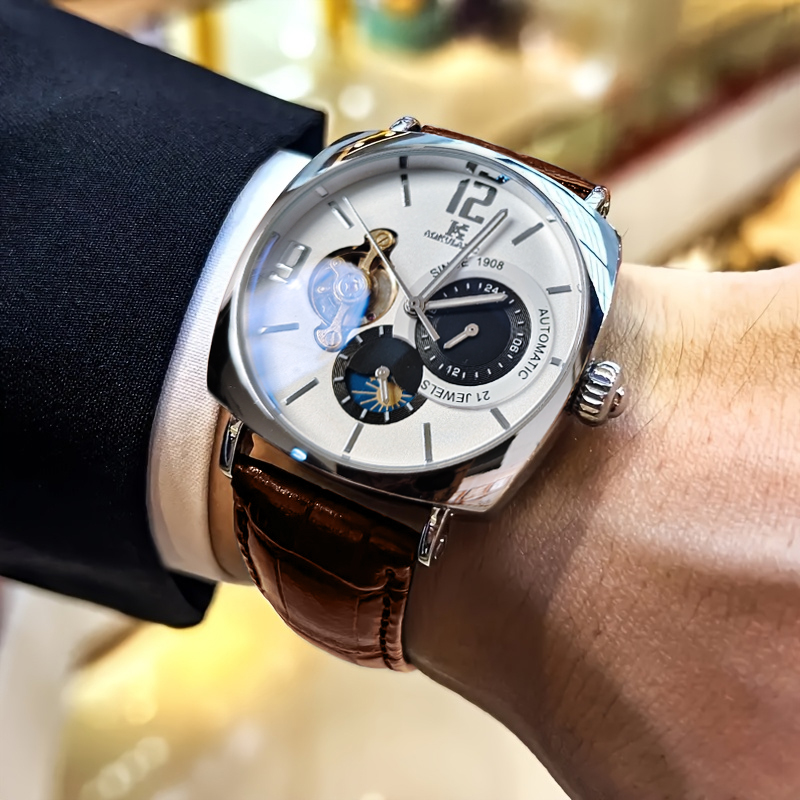 Montre pirate automatique à cadran ivoire — Quartier de l’Aube – Image 2
