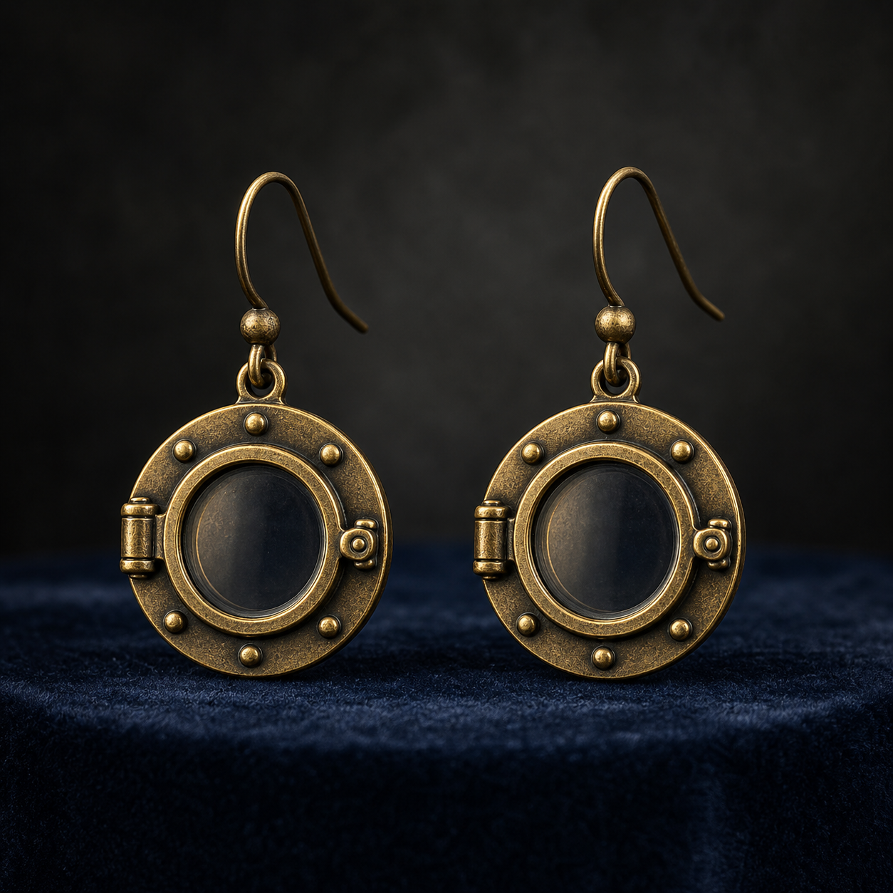 Boucles d’oreilles façon hublot — Les Cercles du Large
