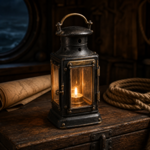Lanterne tempête de cabine — La Veilleuse du Pont Noir