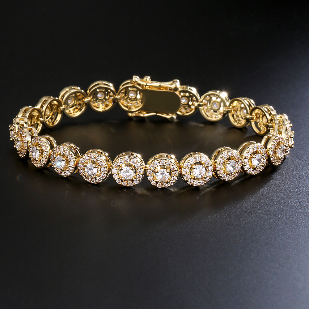 Bracelet pirate doré à pierres claires — Les Étoiles de Soute – Image 3
