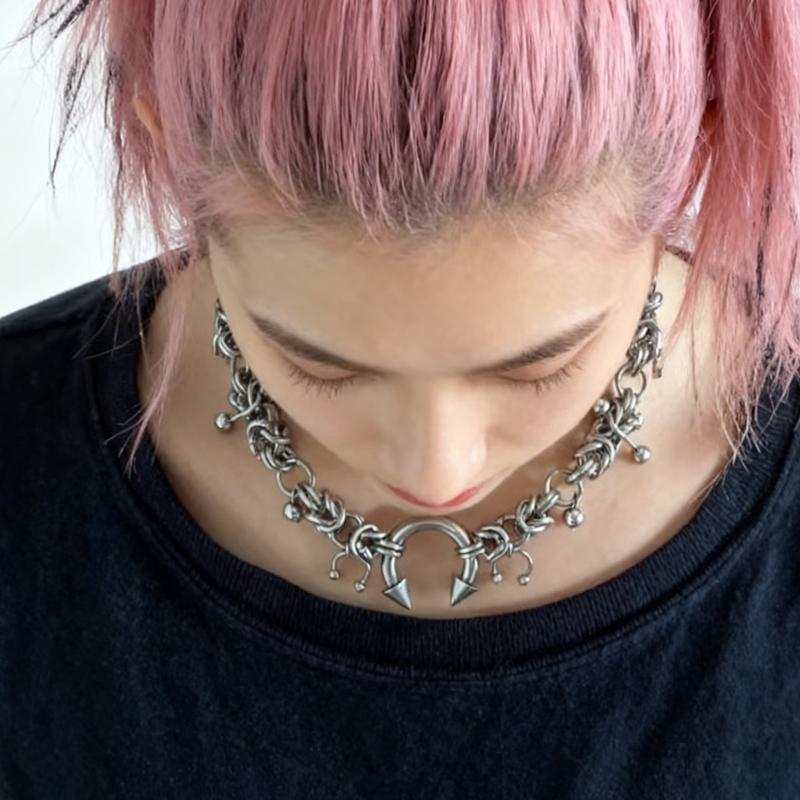 Collier pirate fer à cheval et rivets — Éperon du Blackwater – Image 4