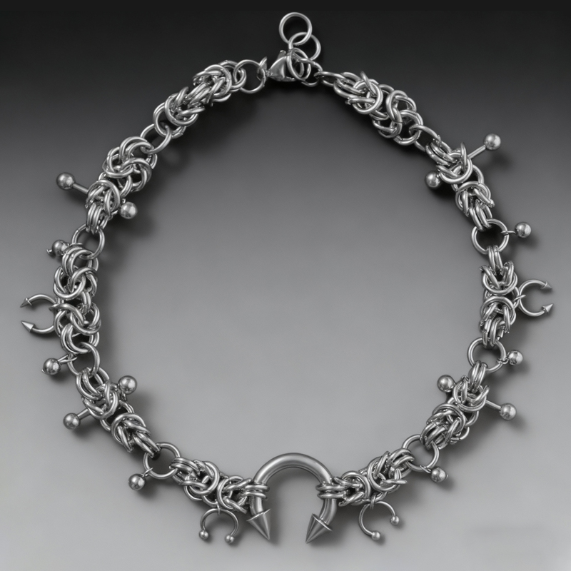 Collier pirate fer à cheval et rivets — Éperon du Blackwater – Image 6